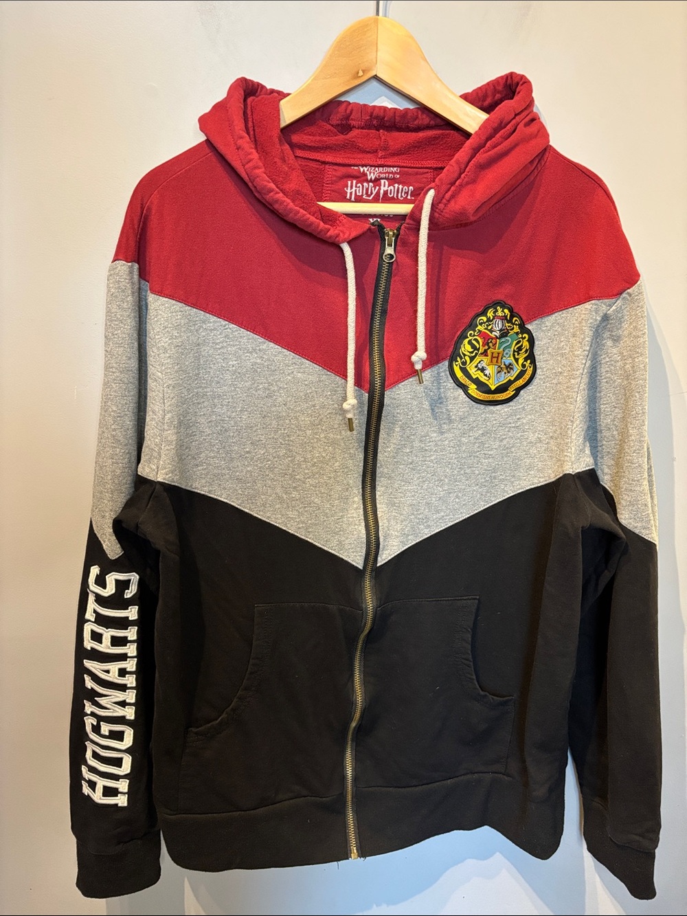 Wizarding World of Harry Potter Full Zip Hogwarts Hoodie - Picture 2 of 7